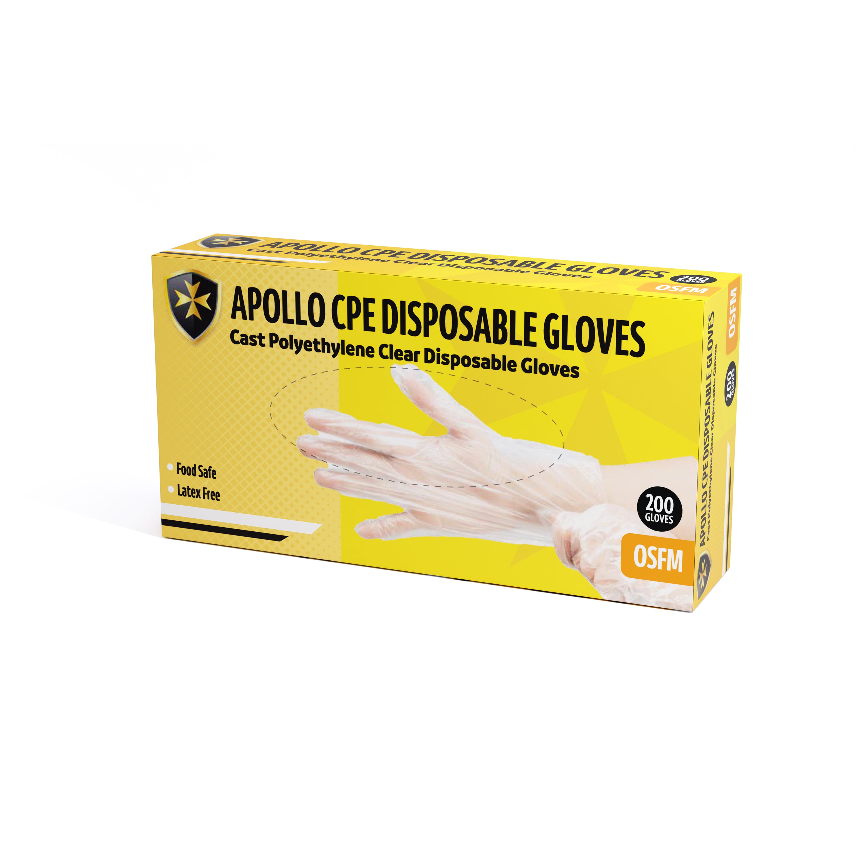 Apollo Clear disposable gloves
