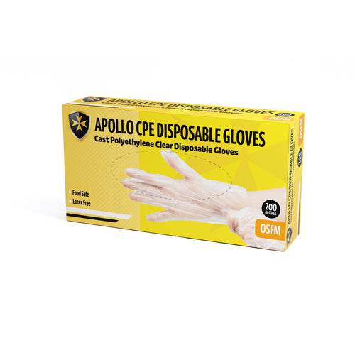 Apollo Clear disposable gloves