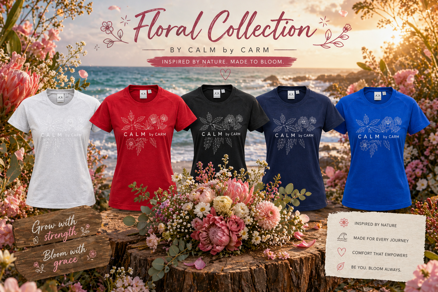 Floral Collection for Women | CALM by CARM