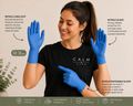 Blue Nitrile Powder Free Disposable Gloves