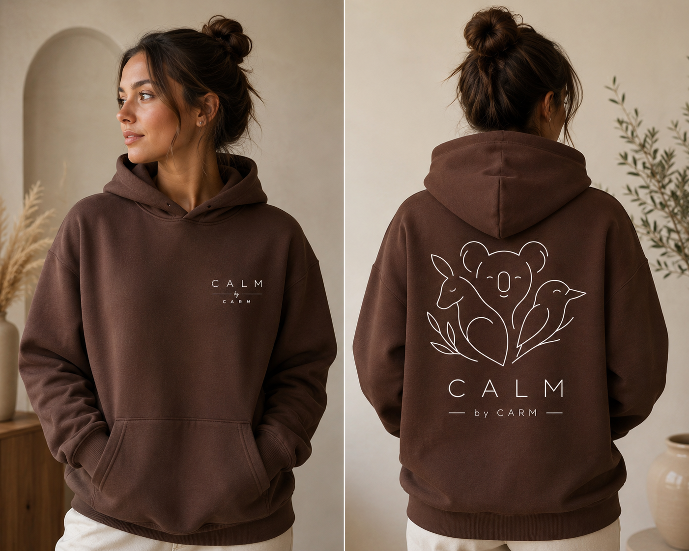Pullover Hoodie for Him & Her | CALM by CARM